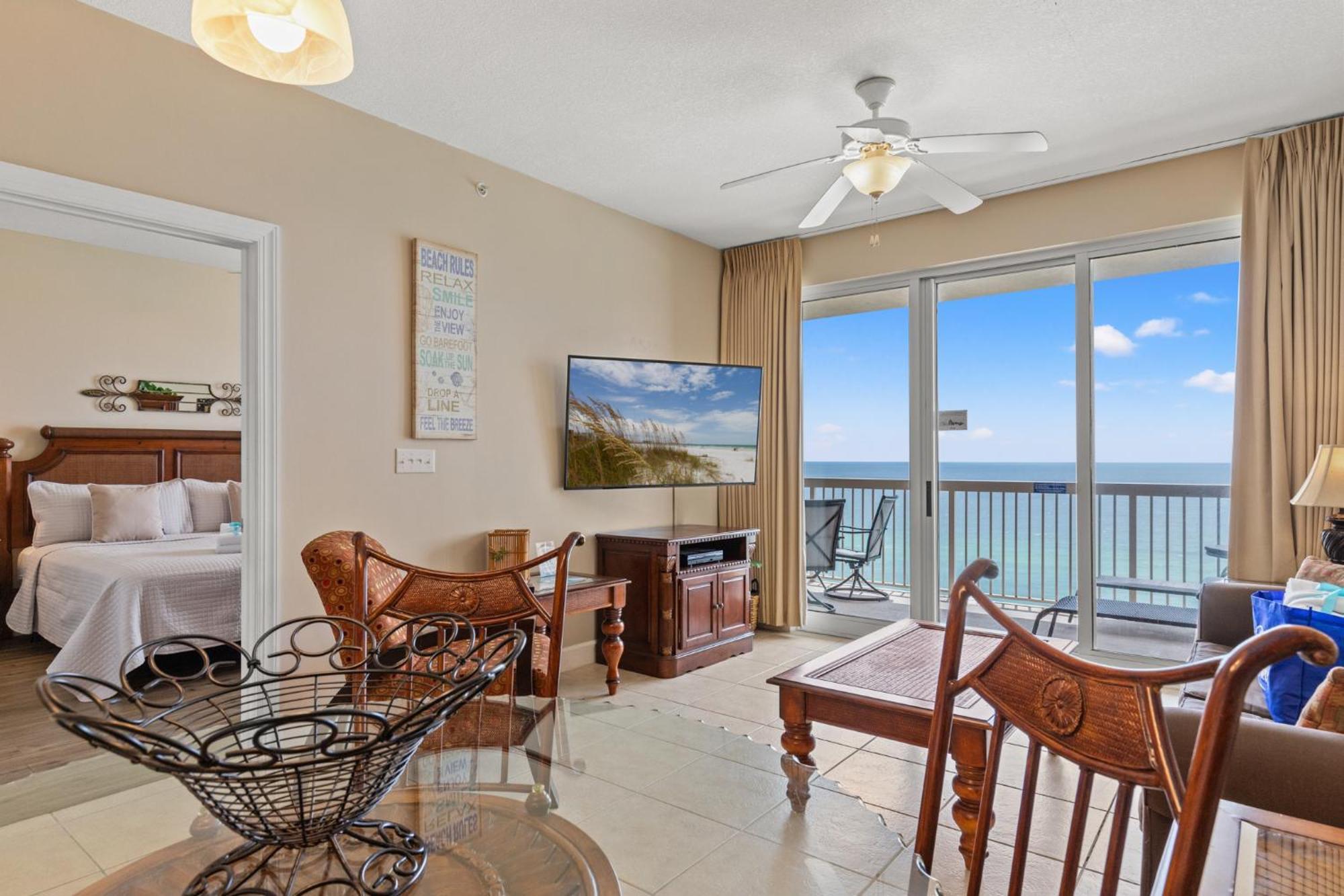 Gulf Front Master Br In Sunrise Beach With Amazing Views! Sleeps 7! Panama City Beach Eksteriør bilde