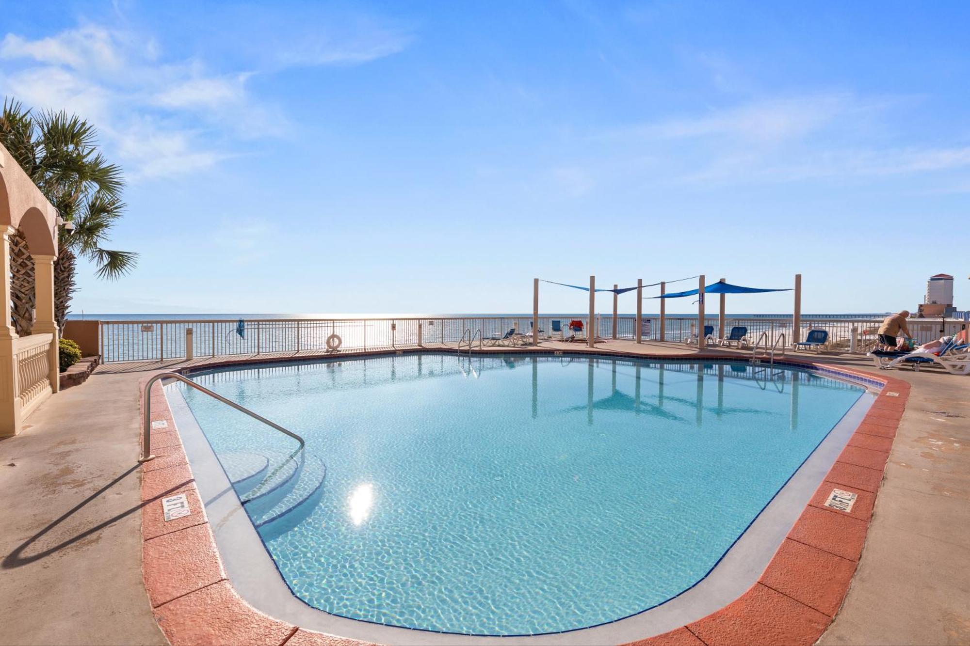 Gulf Front Master Br In Sunrise Beach With Amazing Views! Sleeps 7! Panama City Beach Eksteriør bilde