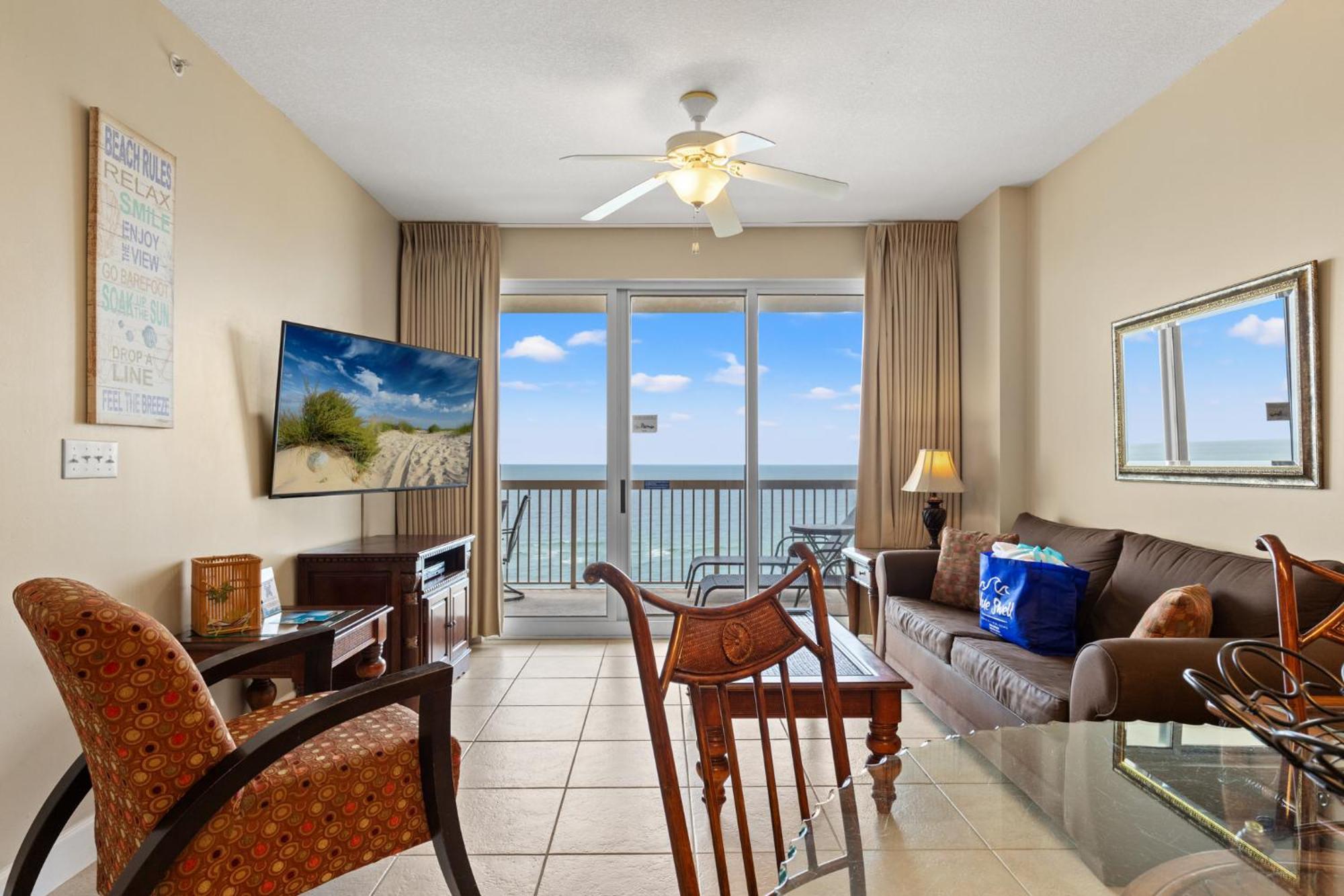Gulf Front Master Br In Sunrise Beach With Amazing Views! Sleeps 7! Panama City Beach Eksteriør bilde